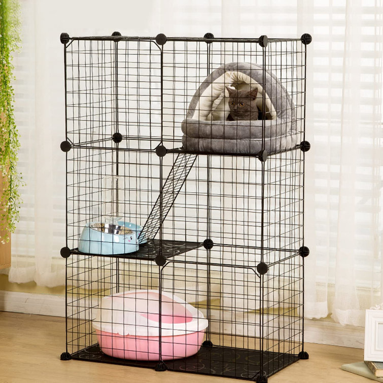 Stackable cat hot sale cages